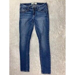 Hollister Size 1 s Womens Jeans Stretch Med Wash Skinny 25x29